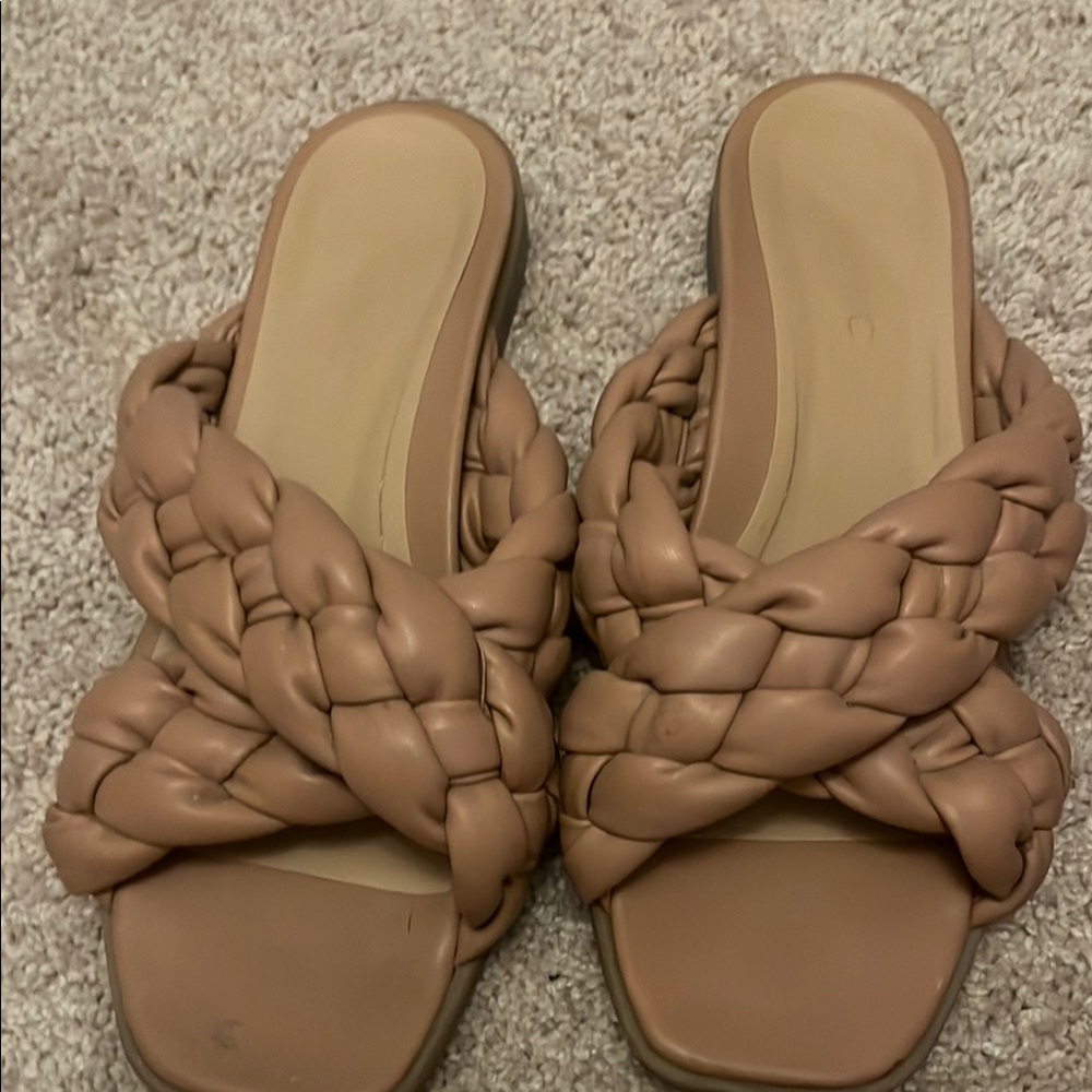 Vionic Braided Brown Women's Sandals